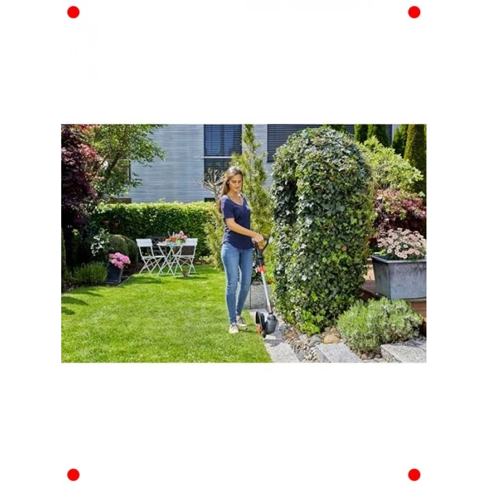 Elektrikli Çim Biçme Makinesi - Ayarlı, Döner Başlıklı