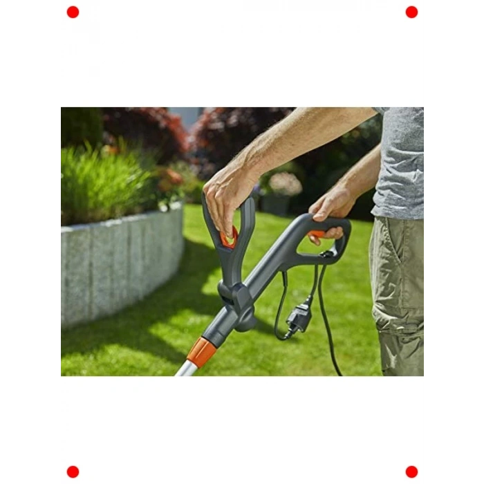 Elektrikli Çim Biçme Makinesi - Ayarlı, Döner Başlıklı