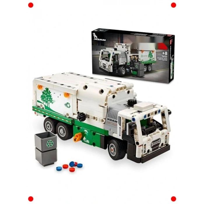 Elektrikli ri Dönüşüm Kamyonu Yapım Seti (8+ Yaş, 503 Prç)