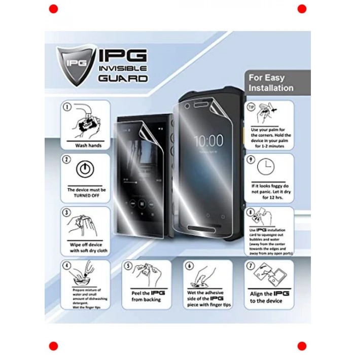 Elektrikli Scooter Ekran Koruyucu Seti (2 Adet)