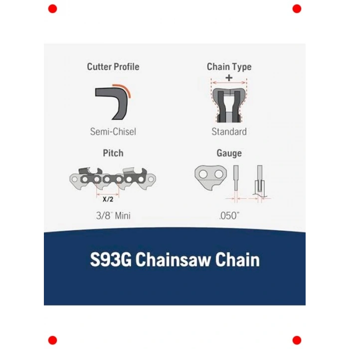 Elektrikli Testere İçin Yedek Zincir