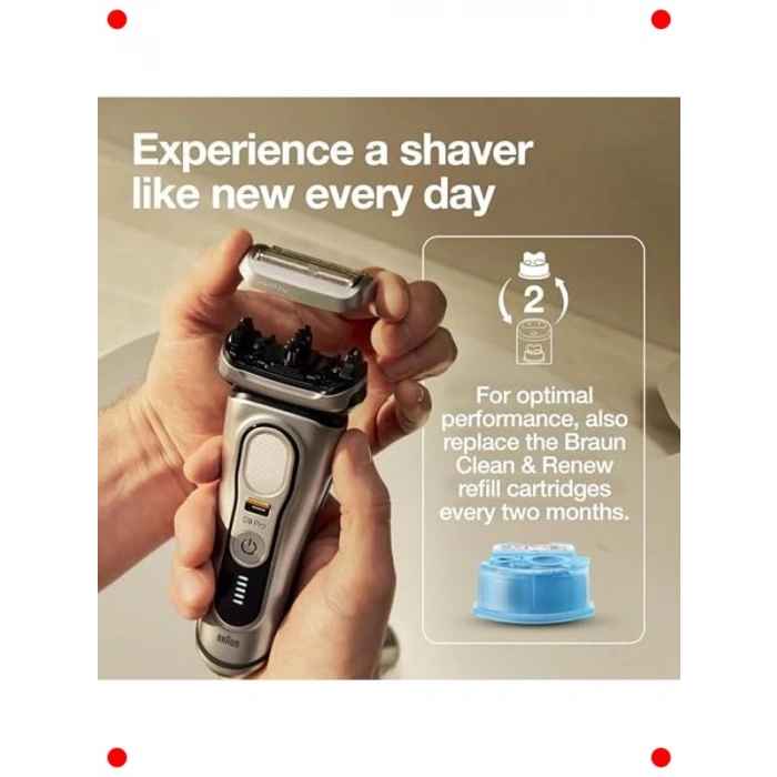 Elektrikli Tıraş Makinesi Yedek Başlık - Gümüş