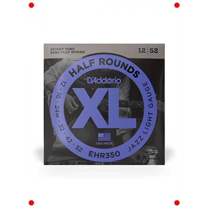Elektro Gitar Teli Seti - Jazz Lite Yarım Yuvarlak