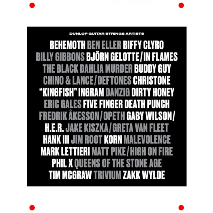 Elektro Gitar Teli Takımı (10-65) - 7 Telli