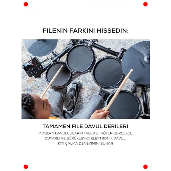 Elektronik Davul Seti - Başlangıç Mesh Pedler