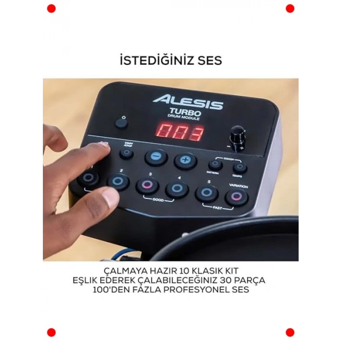 Elektronik Davul Seti - Başlangıç Mesh Pedler