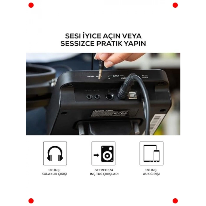 Elektronik Davul Seti - Başlangıç Mesh Pedler