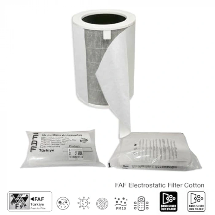 Elektrostatik Toz Tutucu Koruyucu Pre-filter, 10 Adet