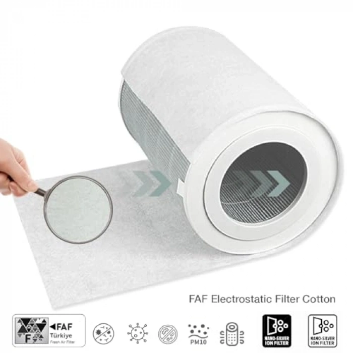 Elektrostatik Toz Tutucu Koruyucu Pre-filter, 10 Adet