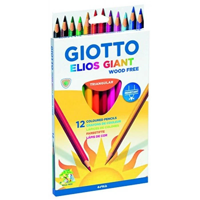 Elios Giant Woodfree, Renkli Kalem Seti