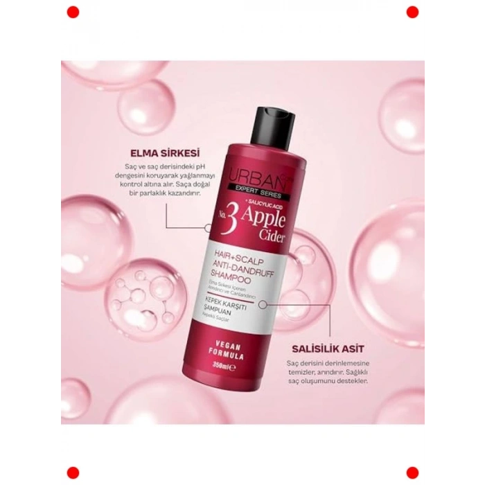Elma Sirkeli & Salisilik Asit Kepek Şampuanı 350ml