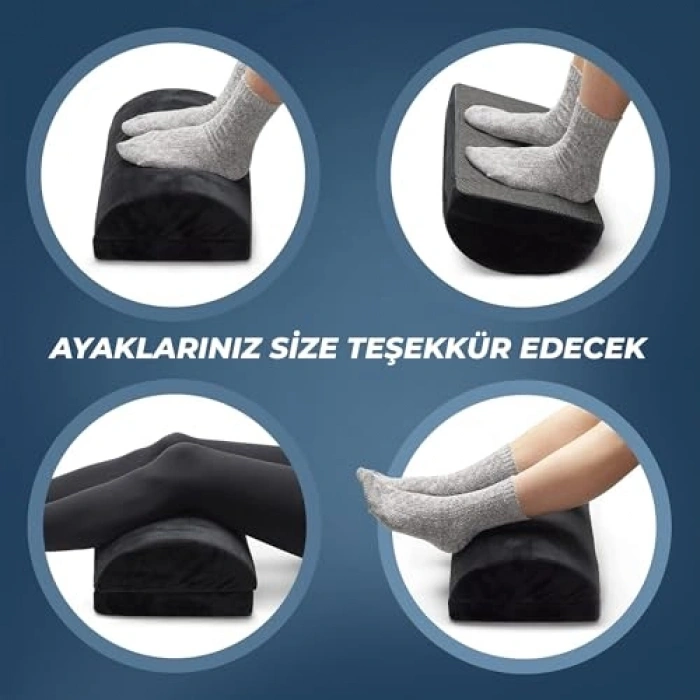 Ergonomik Ayak Desteği, Masa Altı Kullanım için Rahatlatıcı