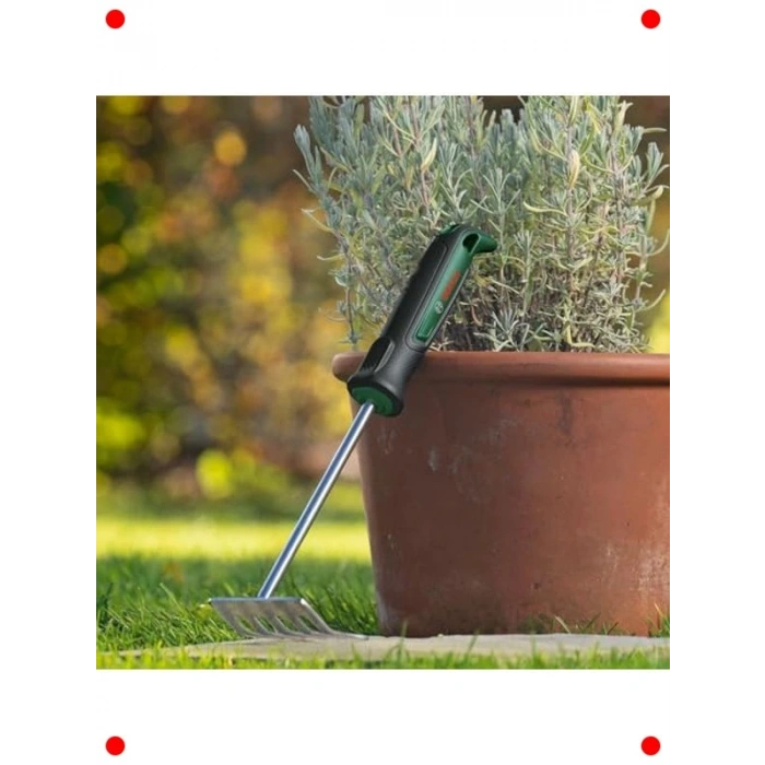 Ergonomik Bahçe Çim ve Yaprak Toplama Tırmığı