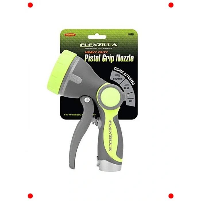 Ergonomik Hortum Tabanca Sapı Başlığı - Yeşil