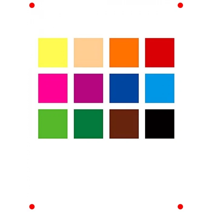 Ergonomik Kuru Boya Kalemi Seti, 12 Renk