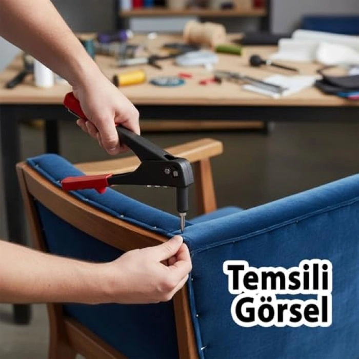 Ergonomik Saplı Metal Gövdeli Perçin Tabancası, 24 cm Profesyonel