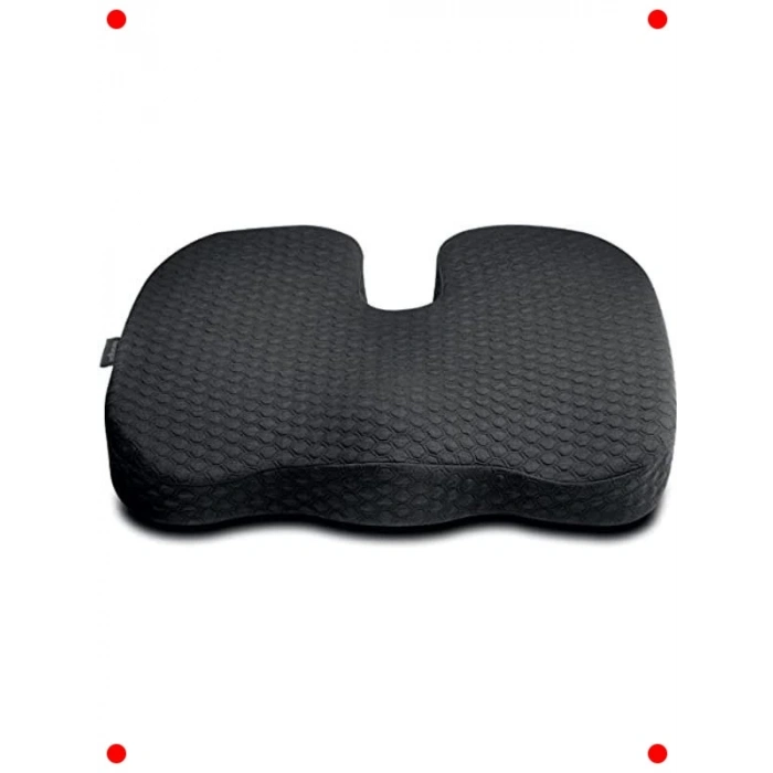 Ergonomik Soğutma Jelli Oturma Minderi Siyah