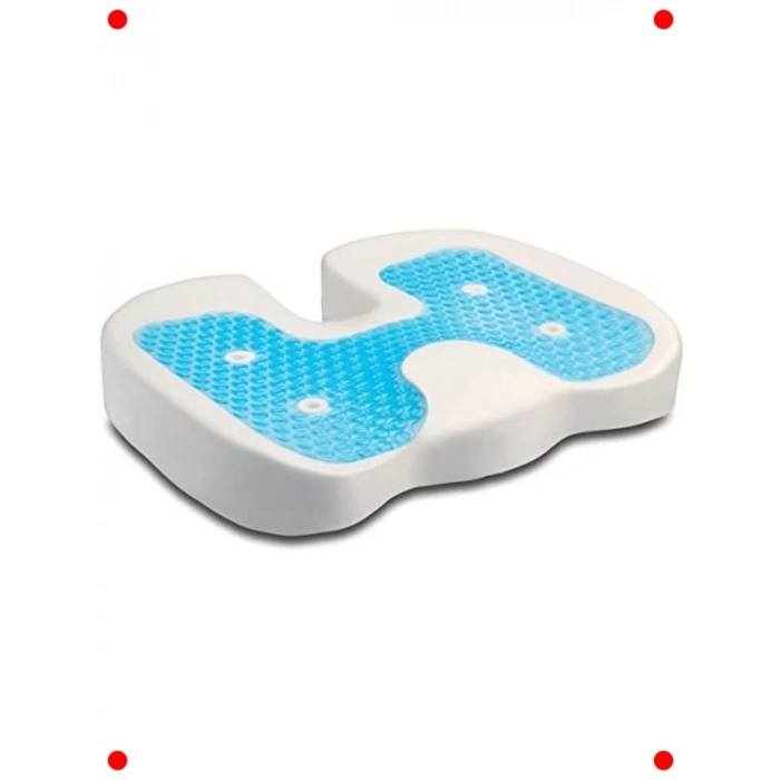 Ergonomik Soğutma Jelli Oturma Minderi Siyah
