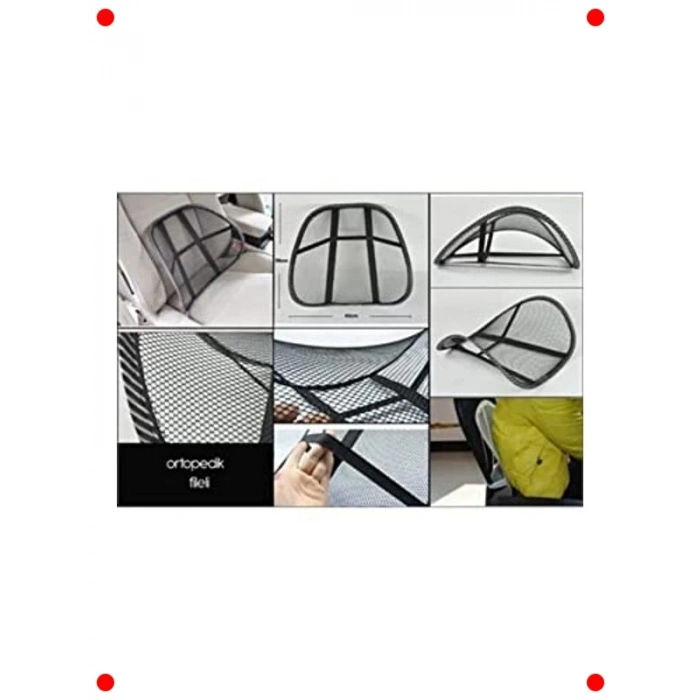 Ergonomik Terletmeyen Bel Destek Filesi
