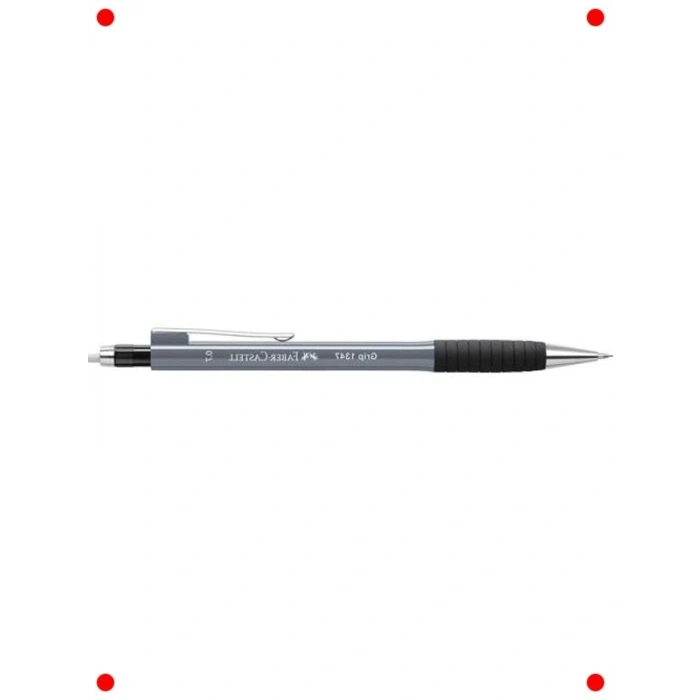 Ergonomik Versatil Kalem 0.7 mm, Gri - Uzun Silgi