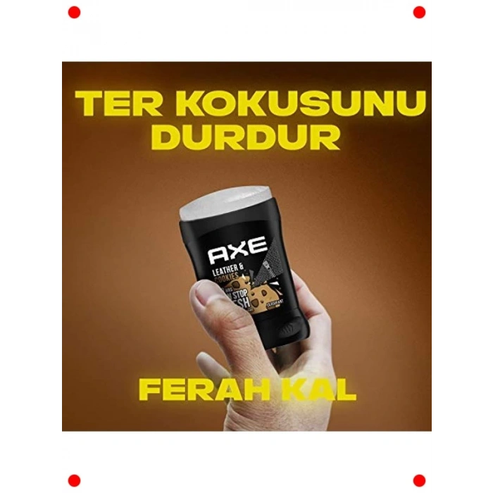 Erkek Deodorant Stick - Deri & Kurabiye Kokusu