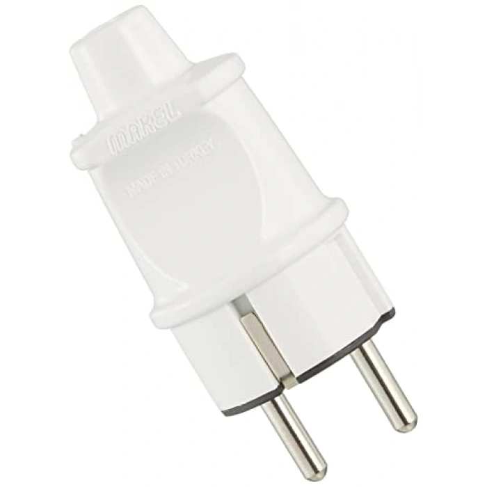 Erkek fiş, topraklı, beyaz renk