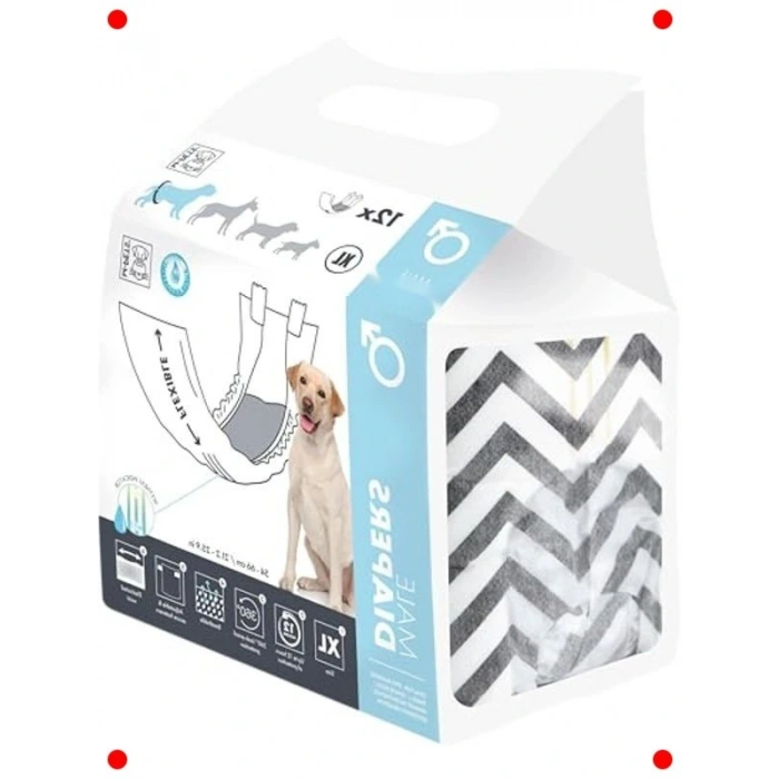 Erkek Köpekler İçin Koruyucu Külot (XL) - 12 Adet