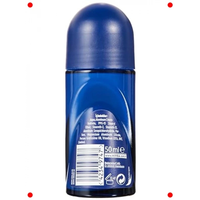 Erkek Roll-On Deodorant | 72 Saat Kuru Koruma 50 ml