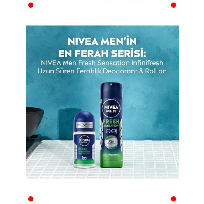 Erkek Roll-on Deodorant 72 Saat Ter Koruması 50 ml