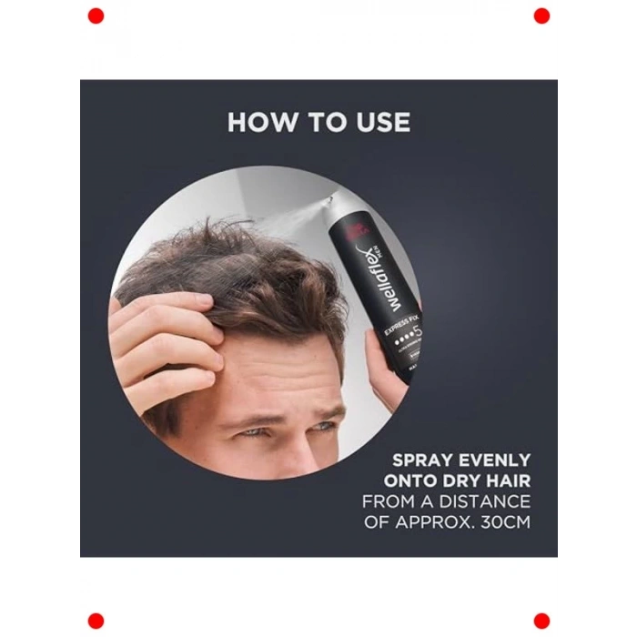 Erkek Saç Spreyi - Güçlü Tutuş ve Doğal Görünüm (250 ml)