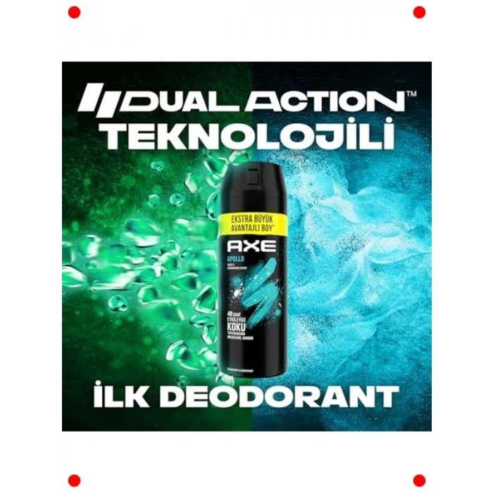 Erkek Sprey Deodorant - Apollo Etkileyici Koku 200 ml