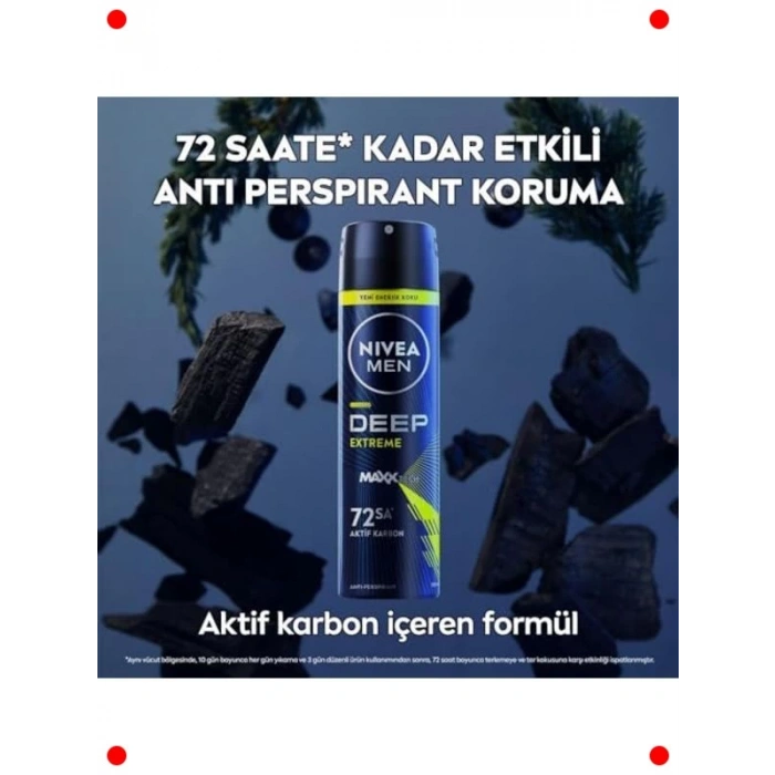 Erkek Sprey Deodorant Extreme 150ml