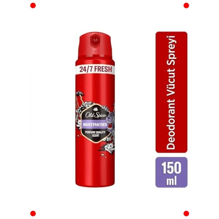 Erkek Sprey Deodorant - Gece Panteri Kokusu 150 ml