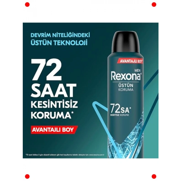 Erkek Sprey Deodorant Serinletici Etki 72 Saat Koruma 200 ml