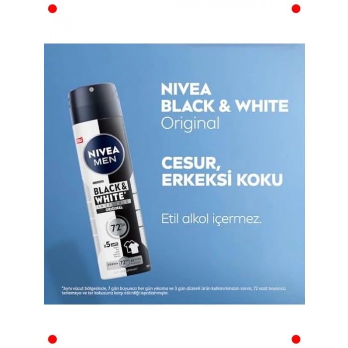 Erkek Sprey Deodorant Seti - 72 Saat Etkili