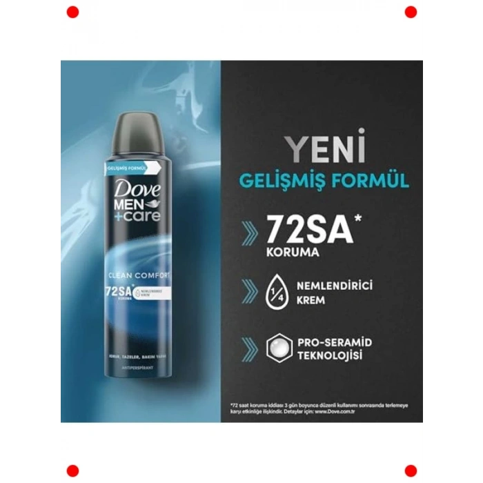 Erkek Sprey Deodorant Temiz Ferahlık 150 ml
