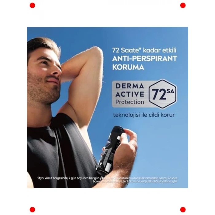 Erkek Sprey Deodorant: Ter ve Leke Koruması (200 ml)