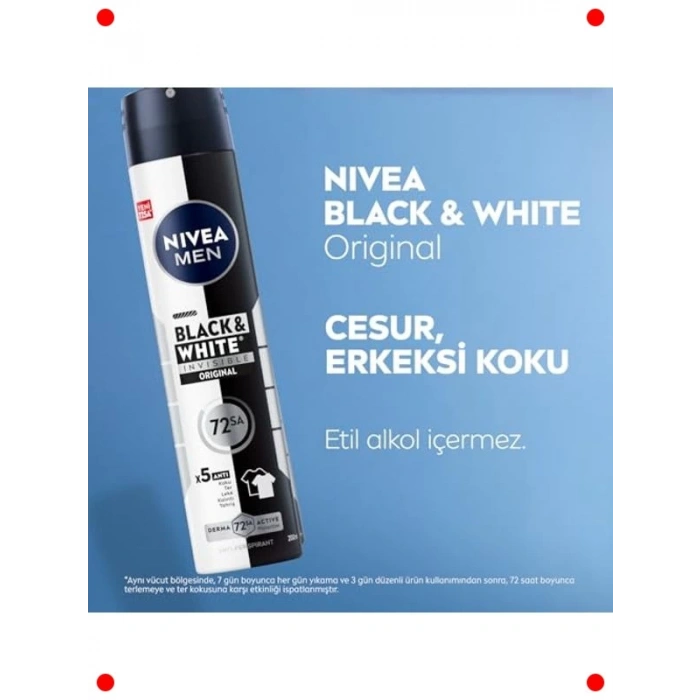 Erkek Sprey Deodorant: Ter ve Leke Koruması (200 ml)