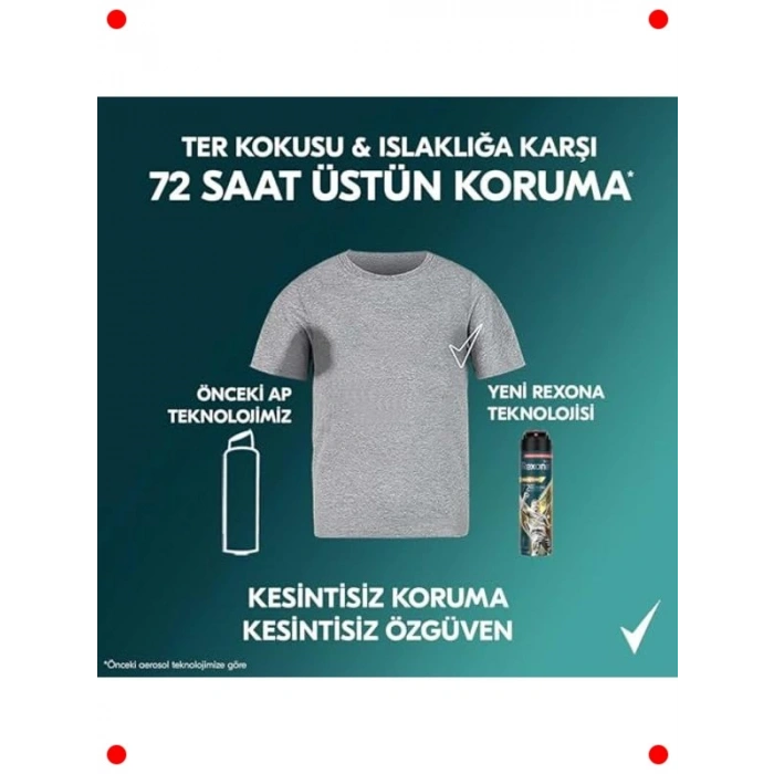 Erkek Sprey Deodorant - Uzun Süreli Ferahlık