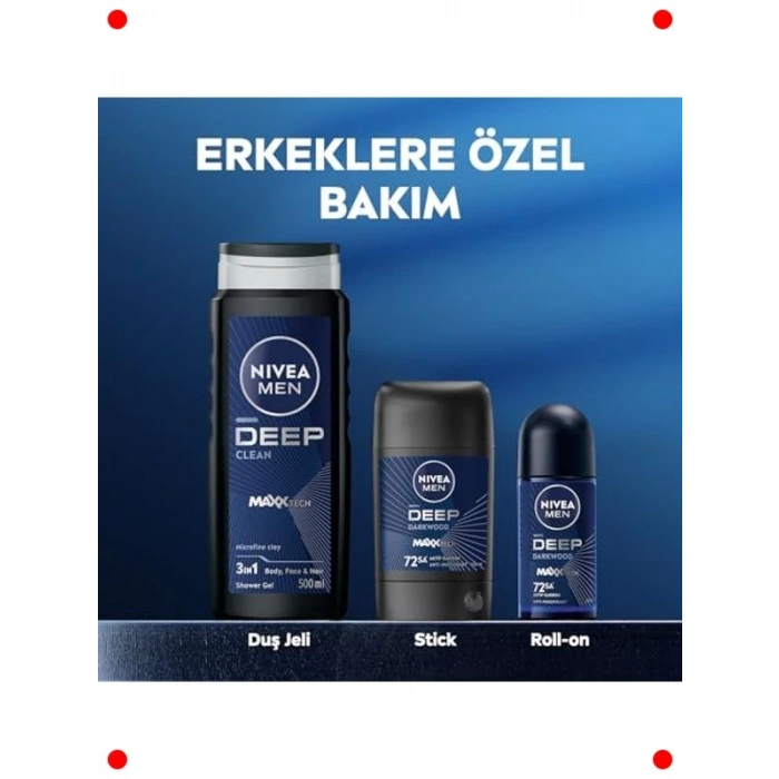 Erkek Stick Deodorant Aktif Karbonlu 50 ml