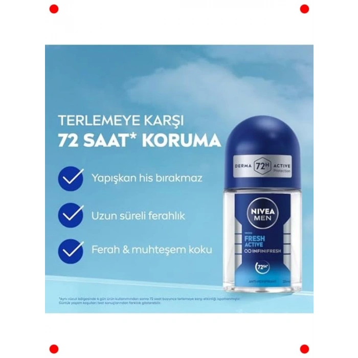 Erkek Ter Karşıtı Deodorant Seti: Sprey 150ml & Mini Roll-on 25ml