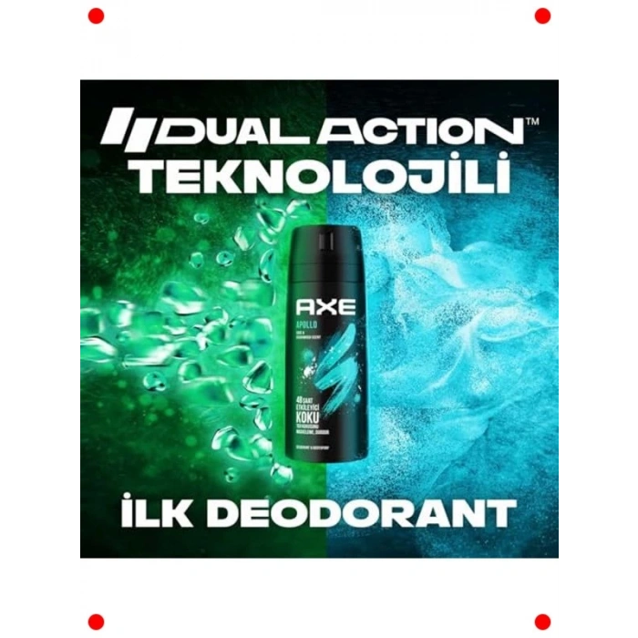Erkek Vücut Spreyi Apollo 48 Saat Etkili 150 ml