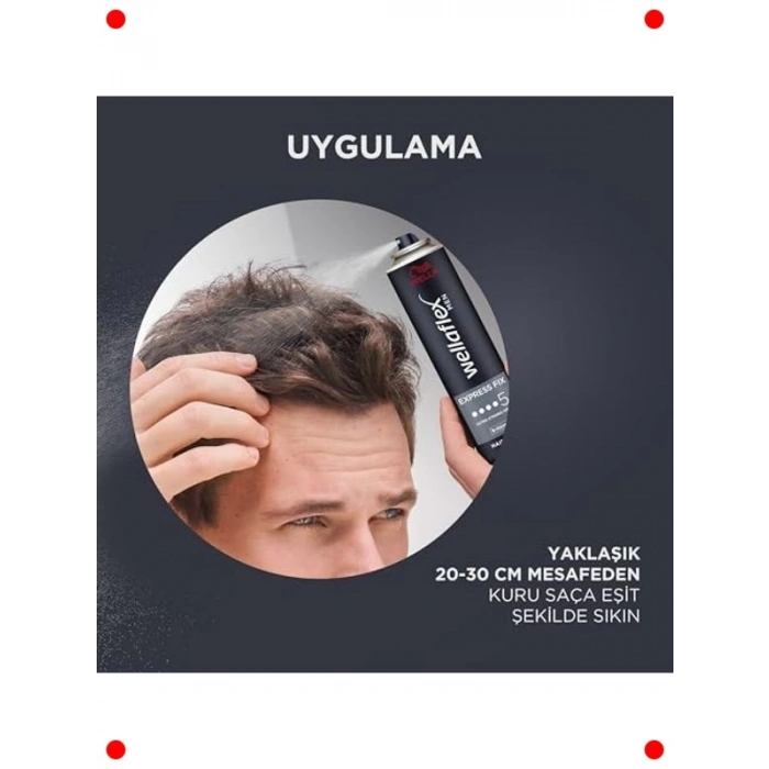 Erkekler İçin Ekspres Ultra Sabit Tutucu Saç Spreyi 250ml