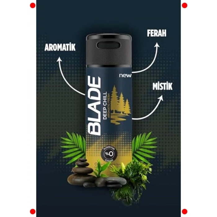 Erkekler İçin Ferahlatıcı Deodorant Sprey 150 ml