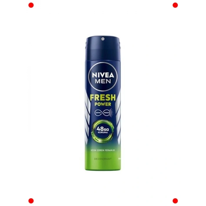 Erkekler İçin Fresh Power Deodorant Sprey, 150 ml