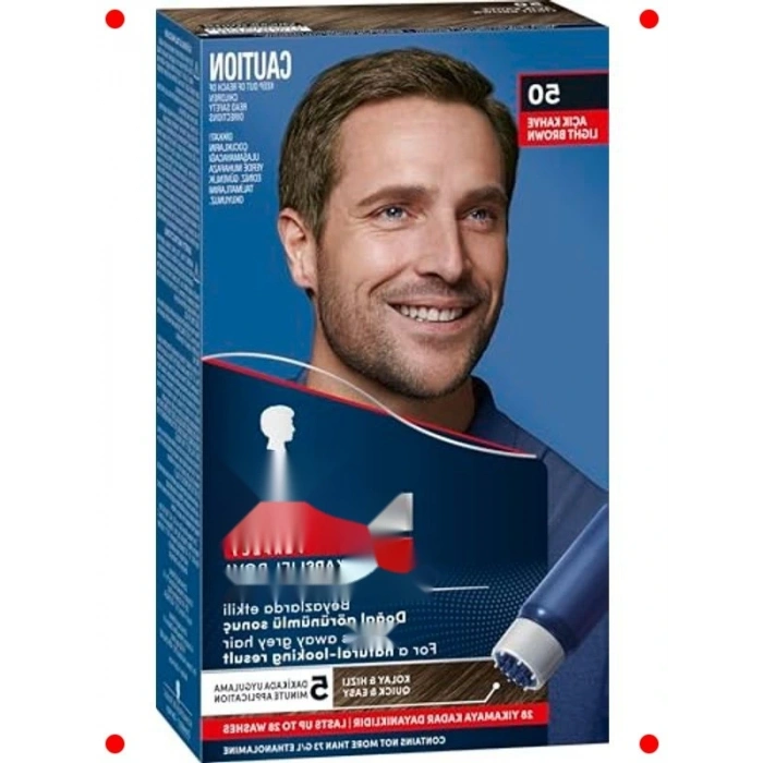 Erkekler İçin Saç sı - Açık Kahve (80 ml)