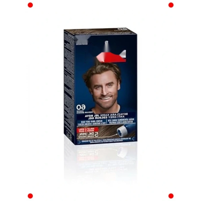 Erkekler İçin Saç sı | Doğal Kahve Tonu 80ml