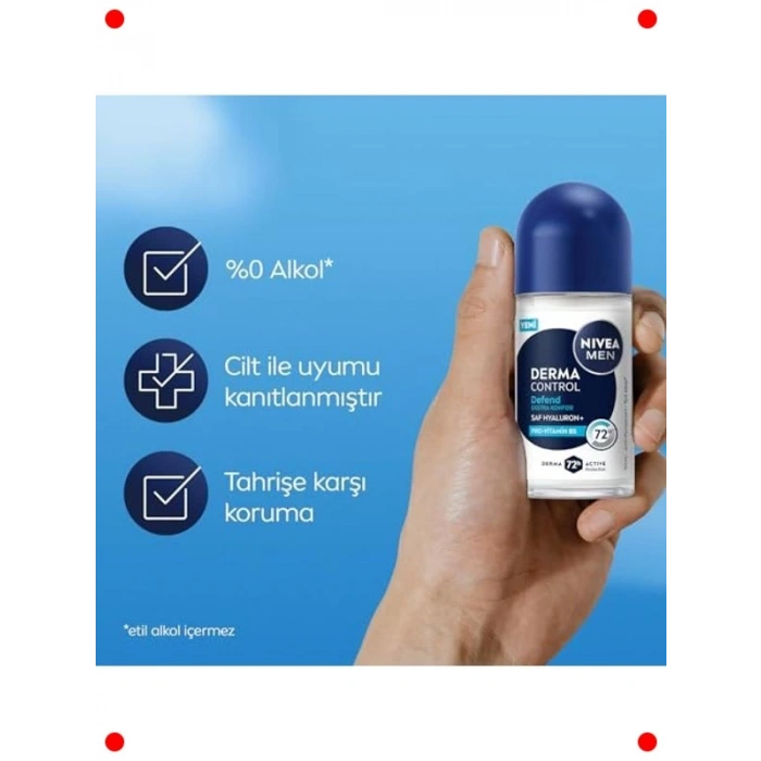 Erkeklere Özel 72 Saat Anti-Perspirant Roll-On