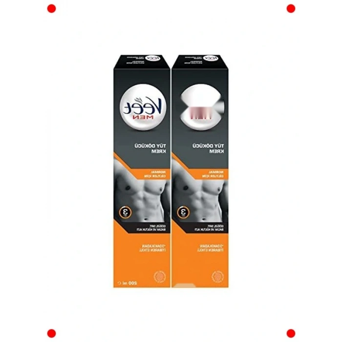 Erkeklere Özel Tüy Dökücü Krem (2 x 200 ml)