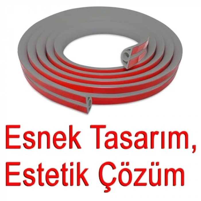 Esnek Kablo Kanalı Gri/GT-KK04